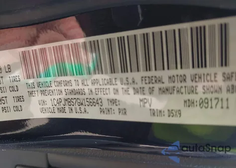 2016 Jeep Cherokee Trailhawk из США, поврежденный, VIN 1C4PJMBS7GW156643